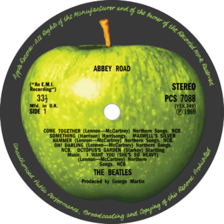 The Beatles 'Abbey Road' LP Label Magnet