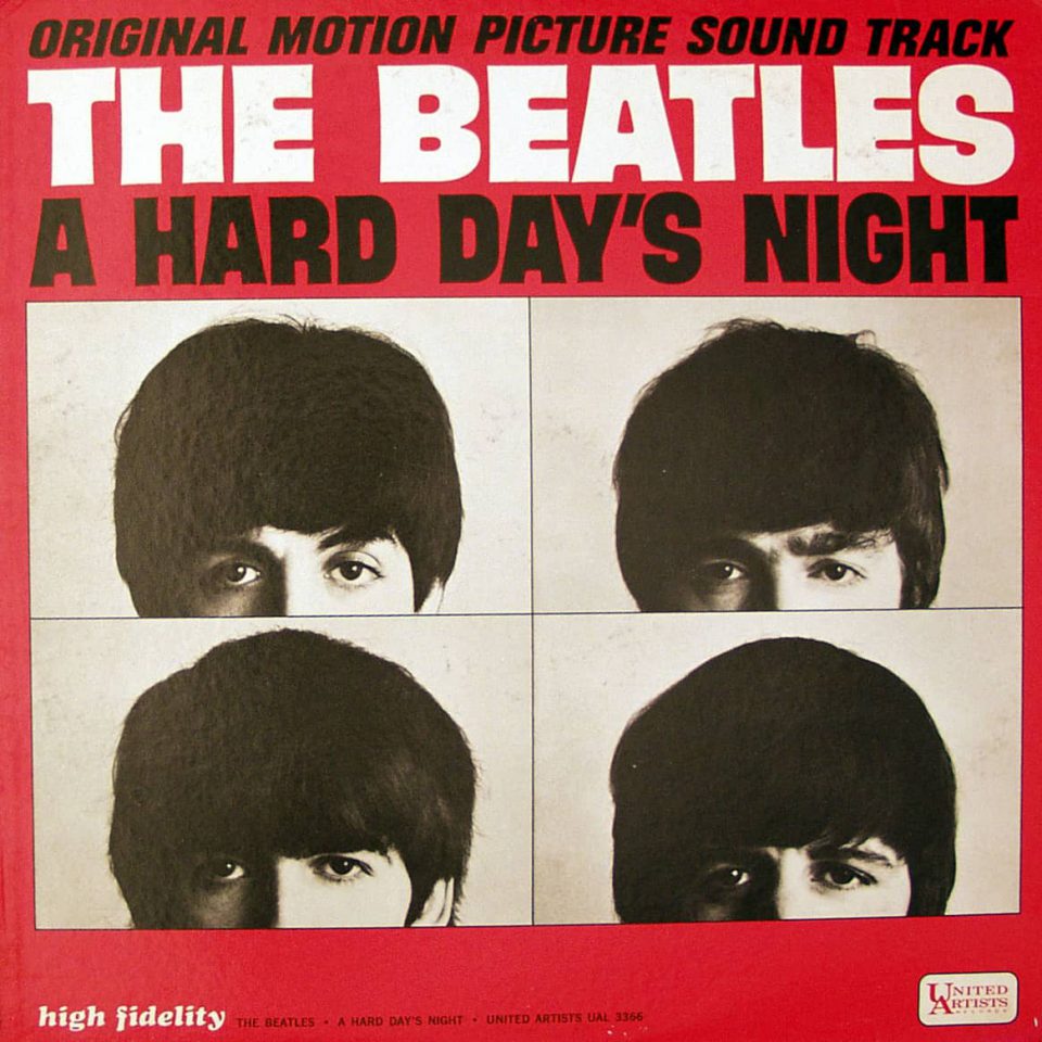 The Beatles 'A Hard Day's Night' LP Label Magnet - Image 2