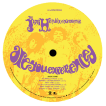 Jimi Hendrix 'Are You Experienced' LP Label Sticker