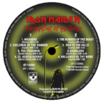 Iron Maiden 'The Number of the Beast' LP Label Magnet