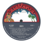 KISS Debut Album LP Label Sticker