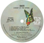 Queen 'A Night at the Opera' LP Label Magnet